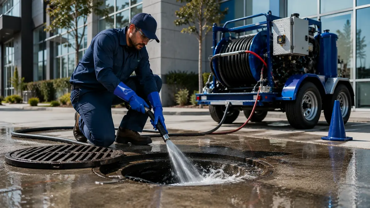 Commercial Hydro Jet Drain Cleaning in Carmichael