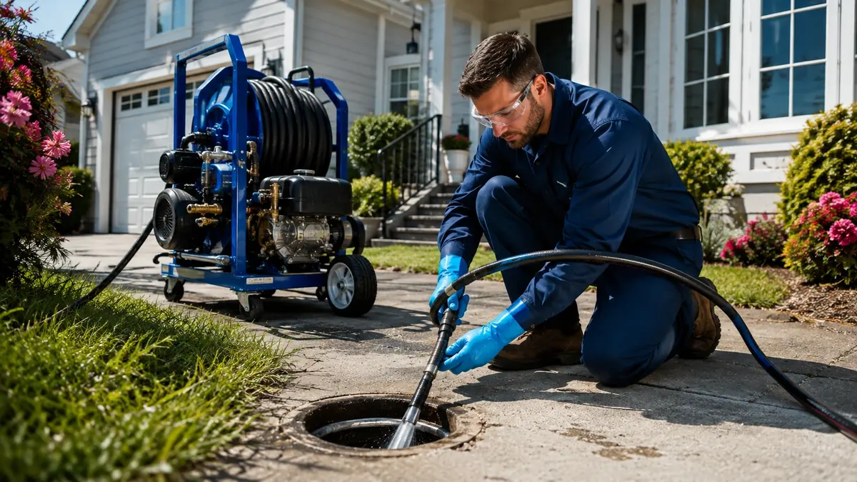 Residential Hydro Jet Drain Cleaning in Carmichael