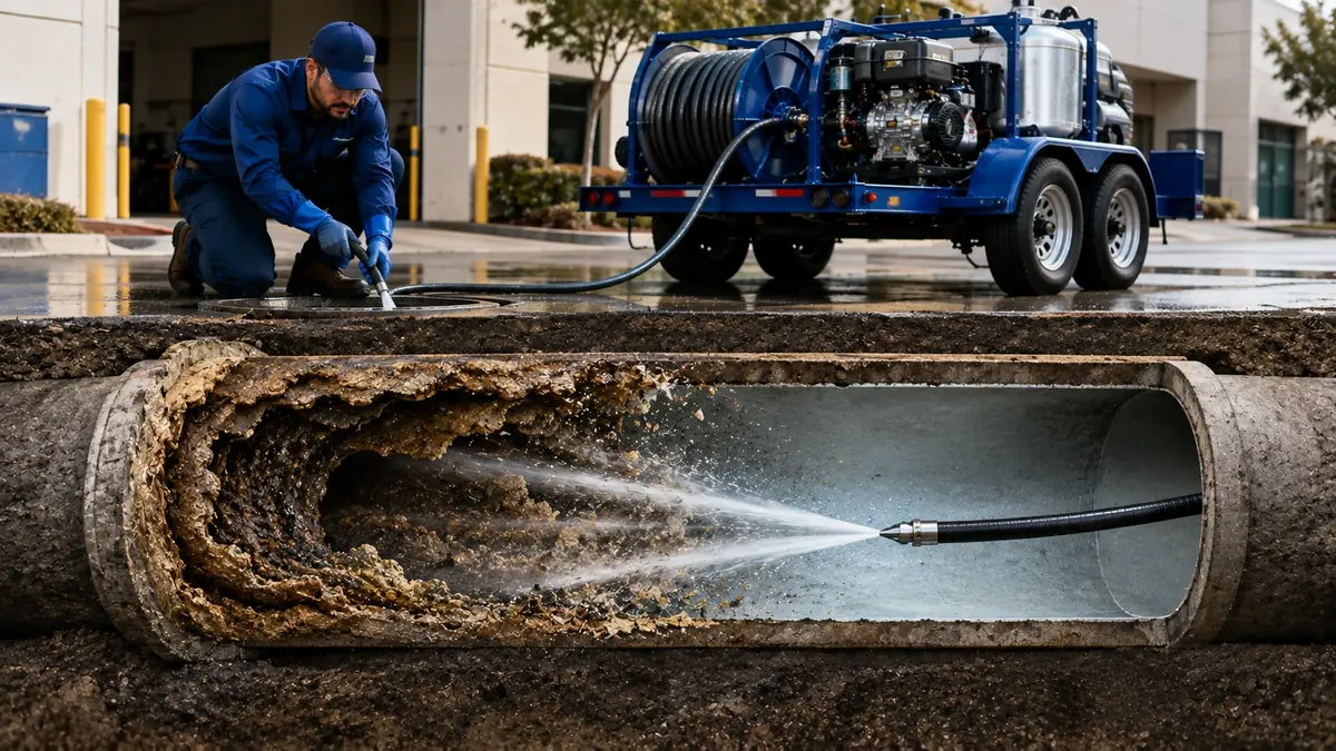 Sewer Pipe Descaling in Carmichael