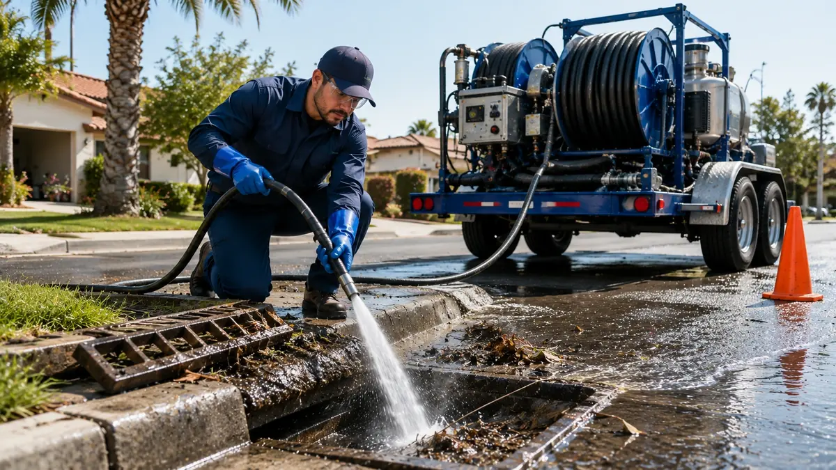 Storm Drain Hydro Jet Cleaning in Carmichael